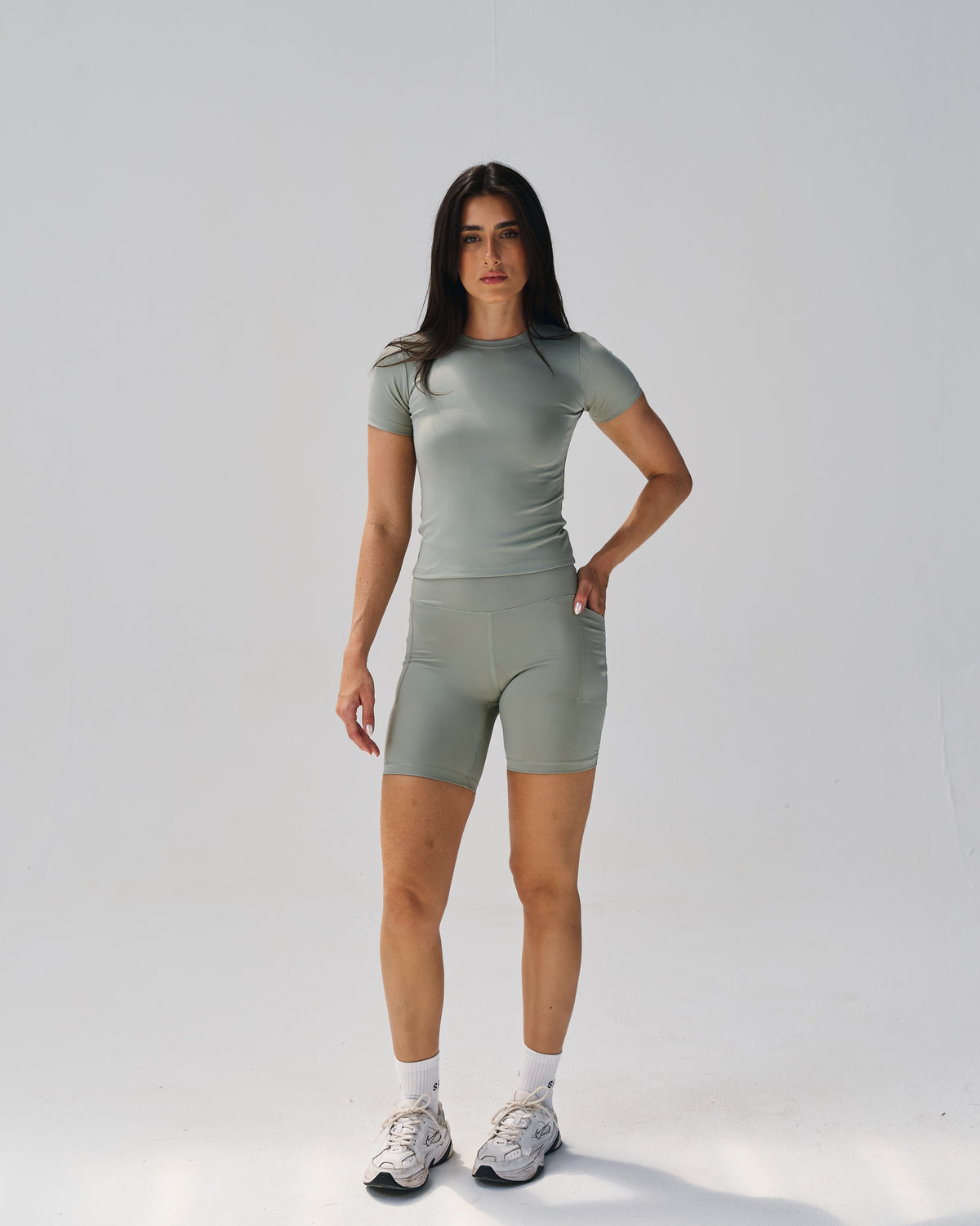 High-Rise Biker Shorts