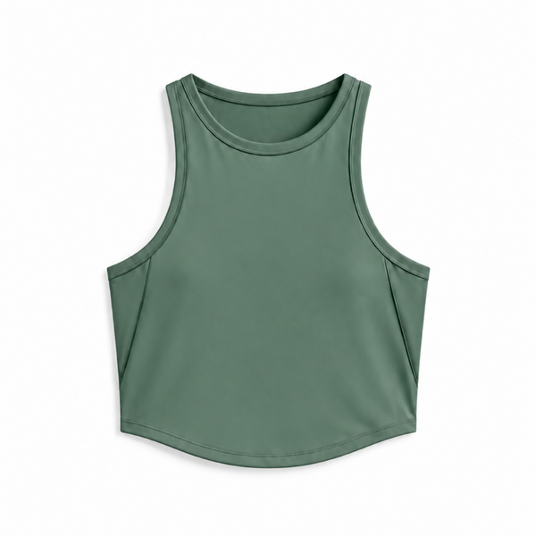 Crew Performance Tank Top – Soft Matcha
